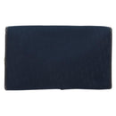 Christian Dior Trotter Canvas Chain Shoulder Bag Navy Gold Auth 177035-3