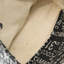 CHANEL By Sea Line Tote Bag Canvas Black Silver CC Auth 177036-10
