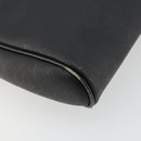 Christian Dior Honeycomb Canvas Shoulder Bag PVC Black Gold Auth 177040-14