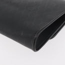 Christian Dior Honeycomb Canvas Shoulder Bag PVC Black Gold Auth 177041-14