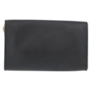 Christian Dior Honeycomb Canvas Shoulder Bag PVC Black Gold Auth 177041-4