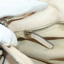 Chloe Paddington Hand Bag Leather Ivory Gold Silver Auth 177043SAV-23