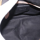 Chloe Paraty Hand Bag Leather 2way Black Gold Auth 177044A-18