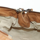 Chloe Paddington Hand Bag Leather Brown Silver gold Auth 177046SAV-21