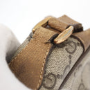 GUCCI GG Supreme Web Sherry Line Bag PVC Beige Gold 32 02 004 Auth 177053-9