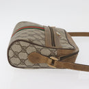 GUCCI GG Supreme Web Sherry Line Bag PVC Beige Gold 32 02 004 Auth 177053-3