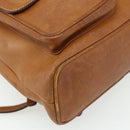 GUCCI Bamboo Backpack Leather Brown Gold 003 58 0016 Auth 177054-15
