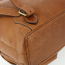 GUCCI Bamboo Backpack Leather Brown Gold 003 58 0016 Auth 177054-17
