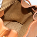 GUCCI Bamboo Backpack Leather Brown Gold 003 58 0016 Auth 177054-21