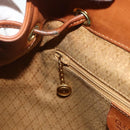 GUCCI Bamboo Backpack Leather Brown Gold 003 58 0016 Auth 177054-23