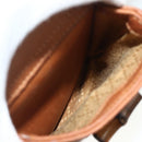 GUCCI Bamboo Backpack Leather Brown Gold 003 58 0016 Auth 177054-25