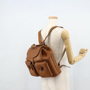 GUCCI Bamboo Backpack Leather Brown Gold 003 58 0016 Auth 177054-26
