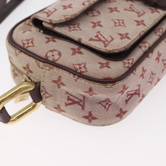 LOUIS VUITTON Monogram Mini Juliet MM Shoulder Bag Red M92219 LV Auth 177057