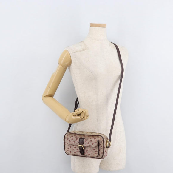 LOUIS VUITTON Monogram Mini Juliet MM Shoulder Bag Red M92219 LV Auth 177057