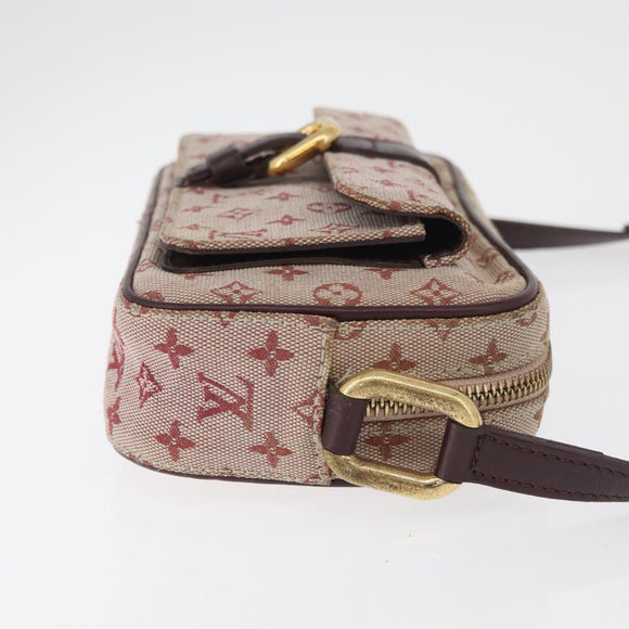LOUIS VUITTON Monogram Mini Juliet MM Shoulder Bag Red M92219 LV Auth 177057