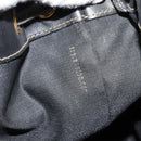 FENDI Pecan Canvas Shoulder Bag PVC Brown Black Auth 177061-21