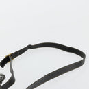 FENDI Pecan Canvas Shoulder Bag PVC Brown Black Auth 177061-8