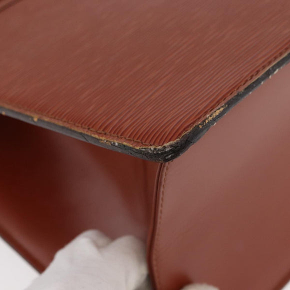 LOUIS VUITTON Epi Riviera Hand Bag Brown M48183 LV Auth 177063