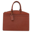 LOUIS VUITTON Epi Riviera Hand Bag Brown M48183 LV Auth 177063-13