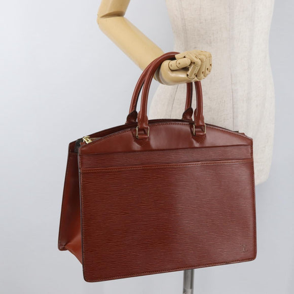 LOUIS VUITTON Epi Riviera Hand Bag Brown M48183 LV Auth 177065