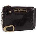 LOUIS VUITTON Vernis Pochette Cles NM Coin Purse Amarante M93557 LV Auth 177068-1