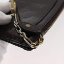 LOUIS VUITTON Vernis Pochette Cles NM Coin Purse Amarante M93557 LV Auth 177068-9