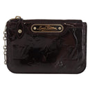 LOUIS VUITTON Vernis Pochette Cles NM Coin Purse Amarante M93557 LV Auth 177068-13
