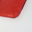 LOUIS VUITTON Vernis Pochette Cles NM Coin Purse Rose Pop M93637 LV Auth 177069-15