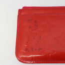LOUIS VUITTON Vernis Pochette Cles NM Coin Purse Rose Pop M93637 LV Auth 177069-9