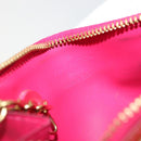 LOUIS VUITTON Vernis Pochette Cles NM Coin Purse Rose Pop M93637 LV Auth 177069-10