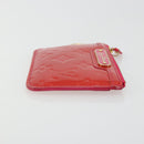 LOUIS VUITTON Vernis Pochette Cles NM Coin Purse Rose Pop M93637 LV Auth 177069-3