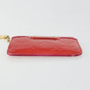LOUIS VUITTON Vernis Pochette Cles NM Coin Purse Rose Pop M93637 LV Auth 177069-6