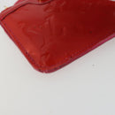 LOUIS VUITTON Vernis Pochette Cles NM Coin Purse Rose Pop M93637 LV Auth 177069-14
