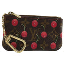 LOUIS VUITTON Monogram Cherry Pochette Cles Coin Purse M95042 LV Auth 177070V-1