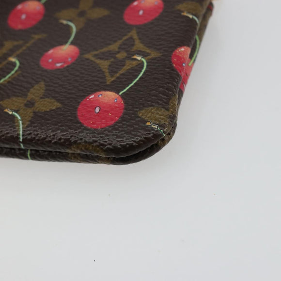LOUIS VUITTON Monogram Cherry Pochette Cles Coin Purse M95042 LV Auth 177070V