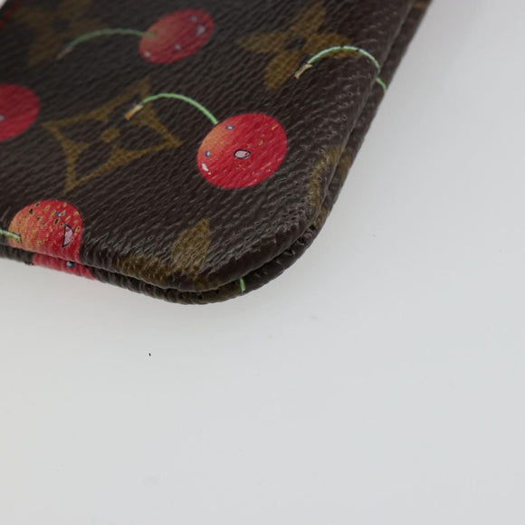 LOUIS VUITTON Monogram Cherry Pochette Cles Coin Purse M95042 LV Auth 177070V