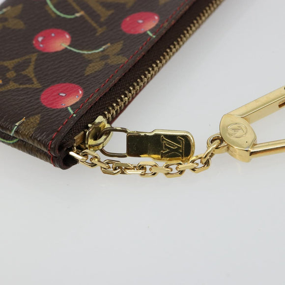LOUIS VUITTON Monogram Cherry Pochette Cles Coin Purse M95042 LV Auth 177070V