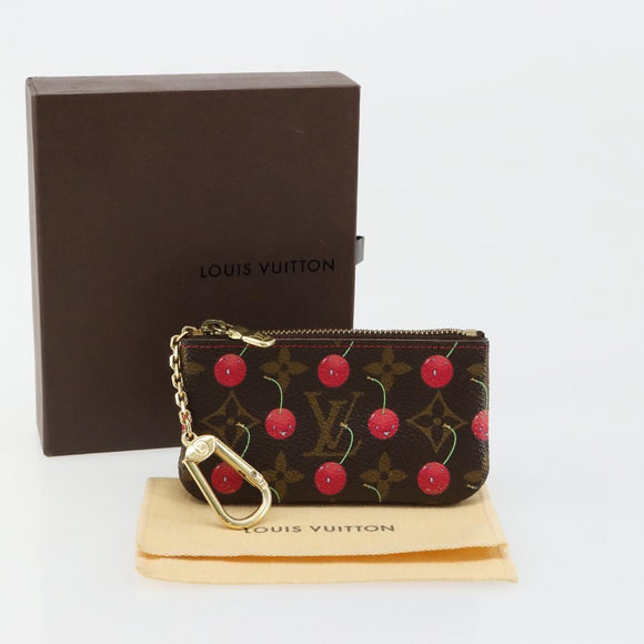 LOUIS VUITTON Monogram Cherry Pochette Cles Coin Purse M95042 LV Auth 177070V