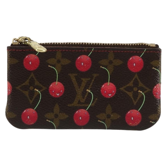 LOUIS VUITTON Monogram Cherry Pochette Cles Coin Purse M95042 LV Auth 177070V