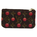 LOUIS VUITTON Monogram Cherry Pochette Cles Coin Purse M95042 LV Auth 177070V-2