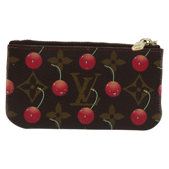 LOUIS VUITTON Monogram Cherry Pochette Cles Coin Purse M95042 LV Auth 177070V