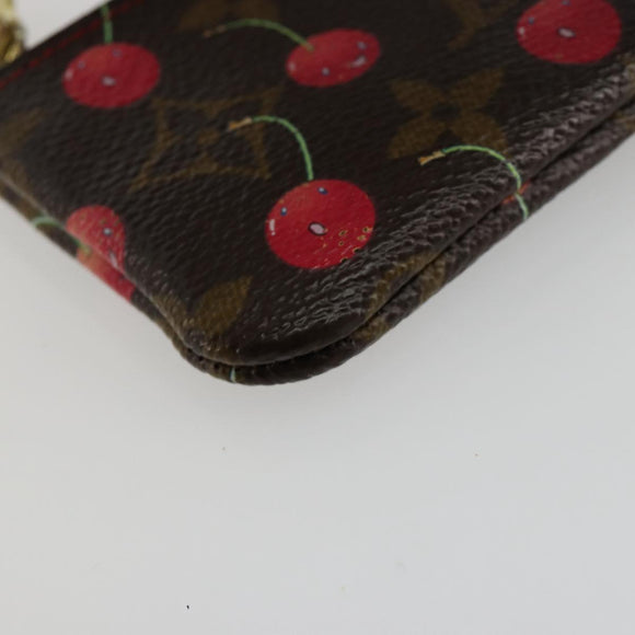 LOUIS VUITTON Monogram Cherry Pochette Cles Coin Purse M95042 LV Auth 177070V