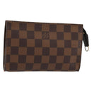 LOUIS VUITTON Damier Ebene Marais Pouch LV Auth 177071-1