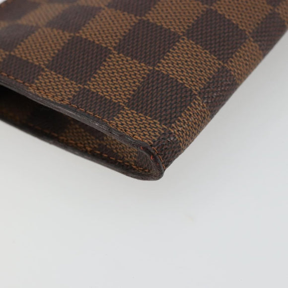 LOUIS VUITTON Damier Ebene Marais Pouch LV Auth 177071