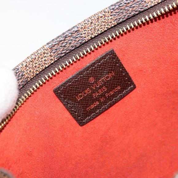 LOUIS VUITTON Damier Ebene Marais Pouch LV Auth 177071