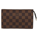 LOUIS VUITTON Damier Ebene Marais Pouch LV Auth 177071-13