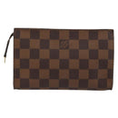 LOUIS VUITTON Damier Ebene Marais Pouch LV Auth 177071-2