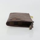 LOUIS VUITTON Damier Ebene Marais Pouch LV Auth 177071-3