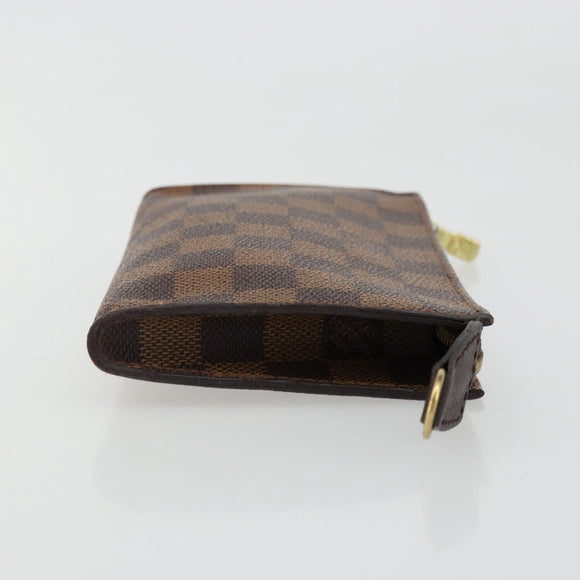 LOUIS VUITTON Damier Ebene Marais Pouch LV Auth 177071