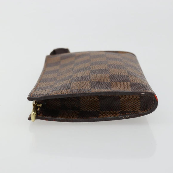 LOUIS VUITTON Damier Ebene Marais Pouch LV Auth 177071